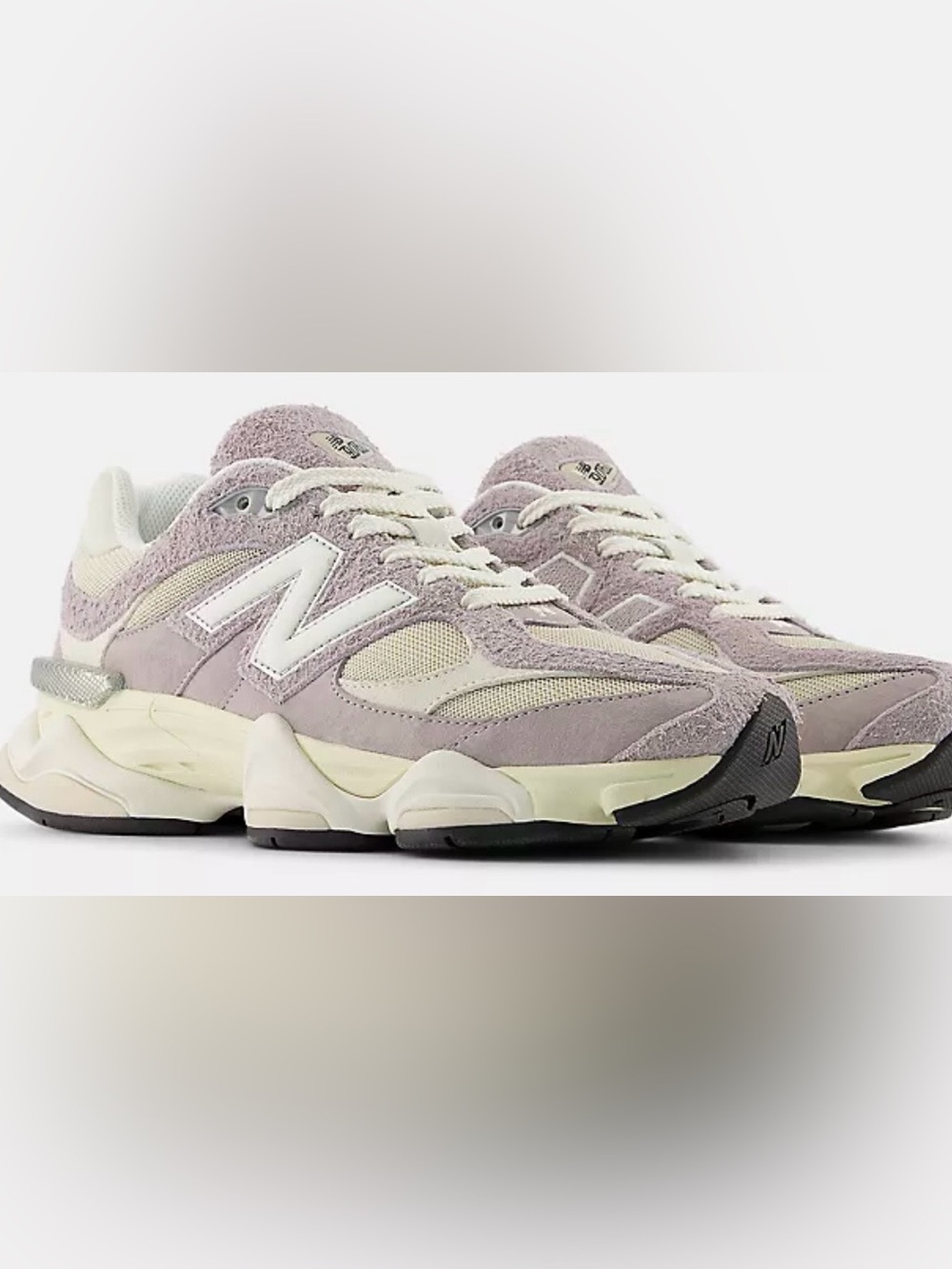 New Balance Women's Cream Taupe Suede Sneakers Timberwolf Truffle Salt 7.5 9060 - Picture 5 of 6